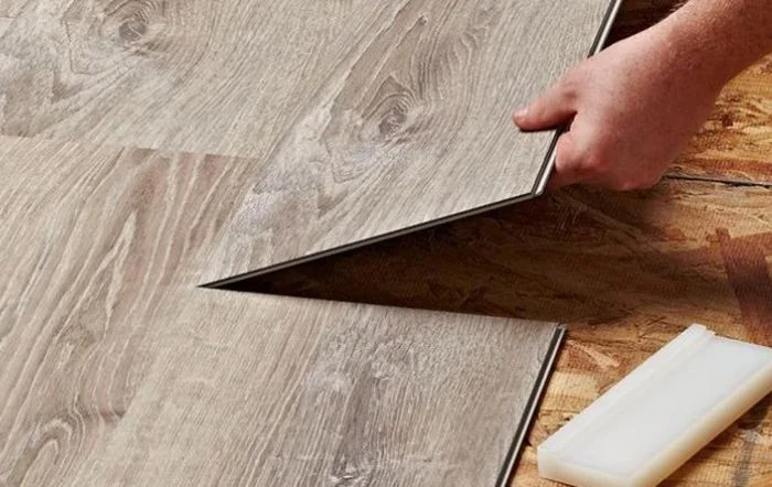 luxury vinyl LVT kitchen flooring