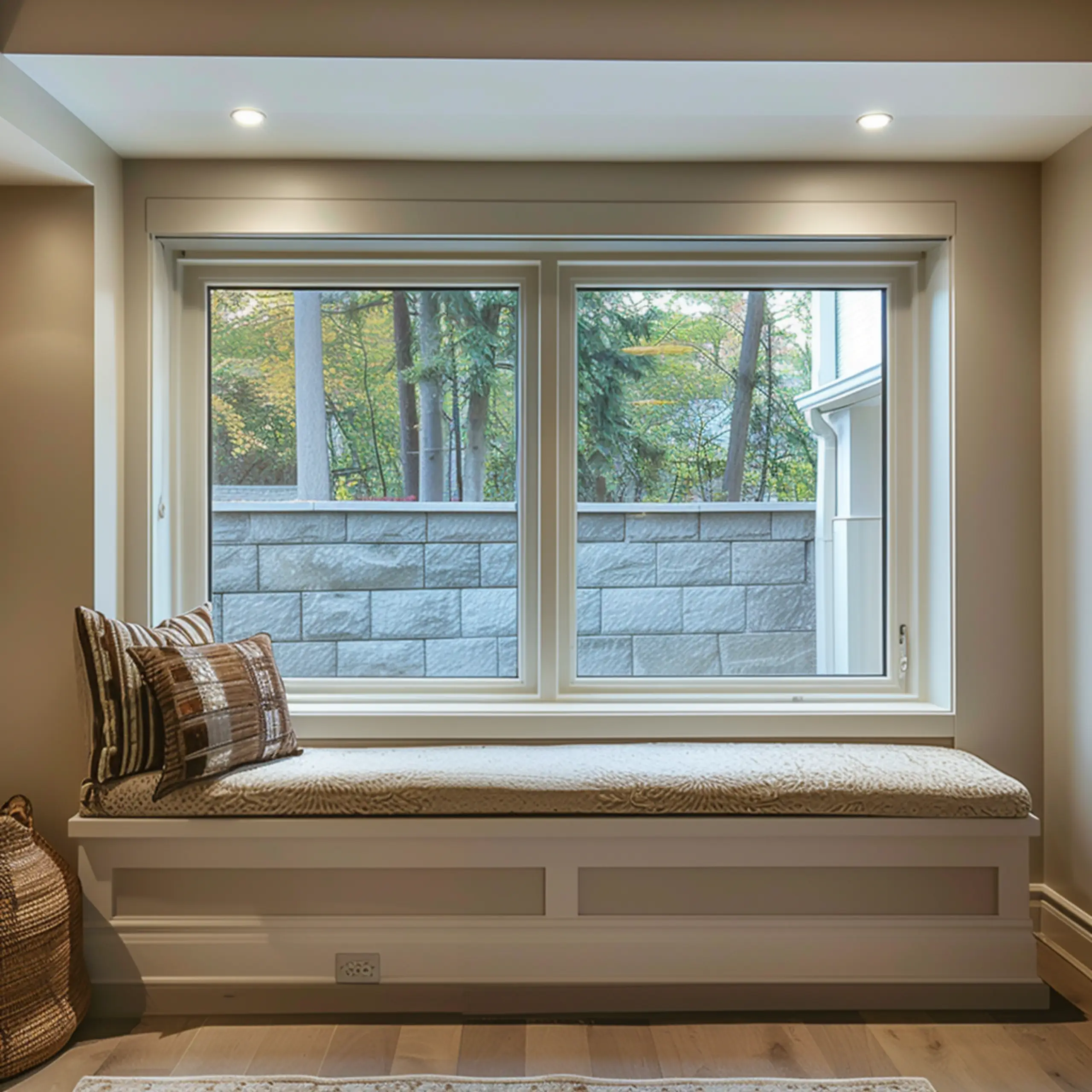 basement and below grade framing and foam insulation