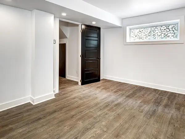 Basement LVT flooring