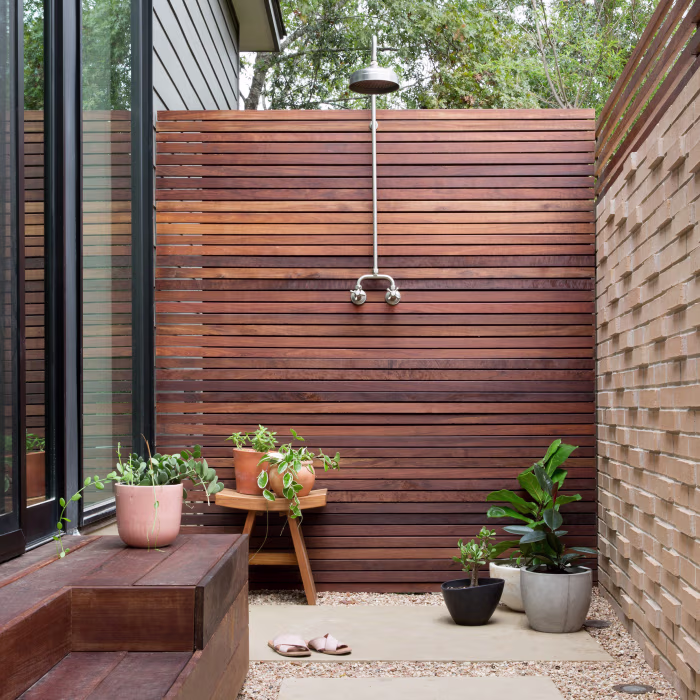amazing outdoor shower