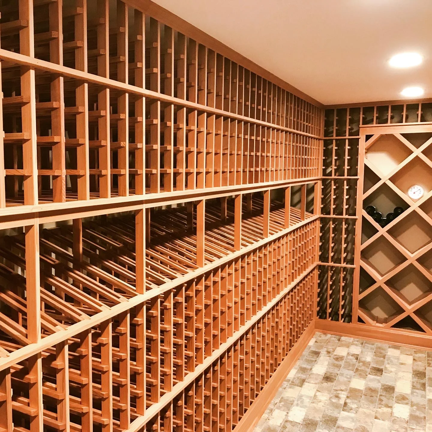 custom-built wine racking
