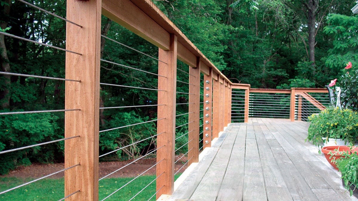 Cable railing upgrades