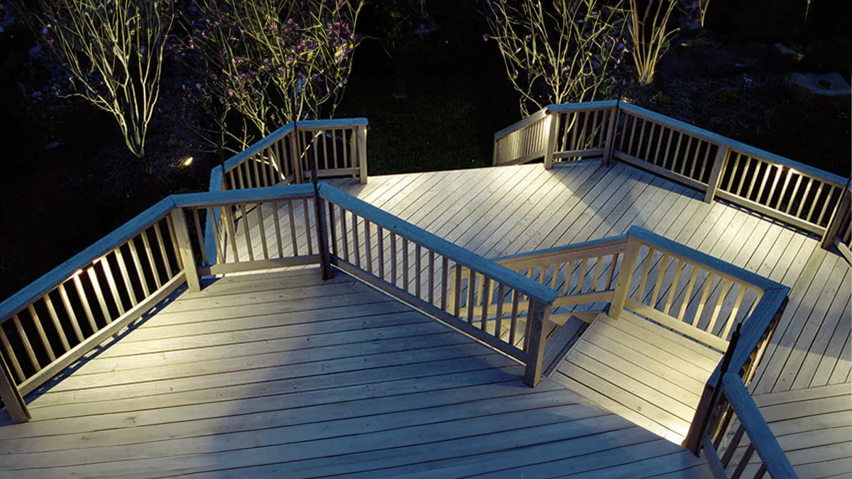 integrated LED smart deck lighting
