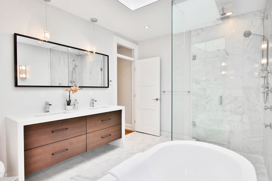 luxury second floor bathroom upgrade