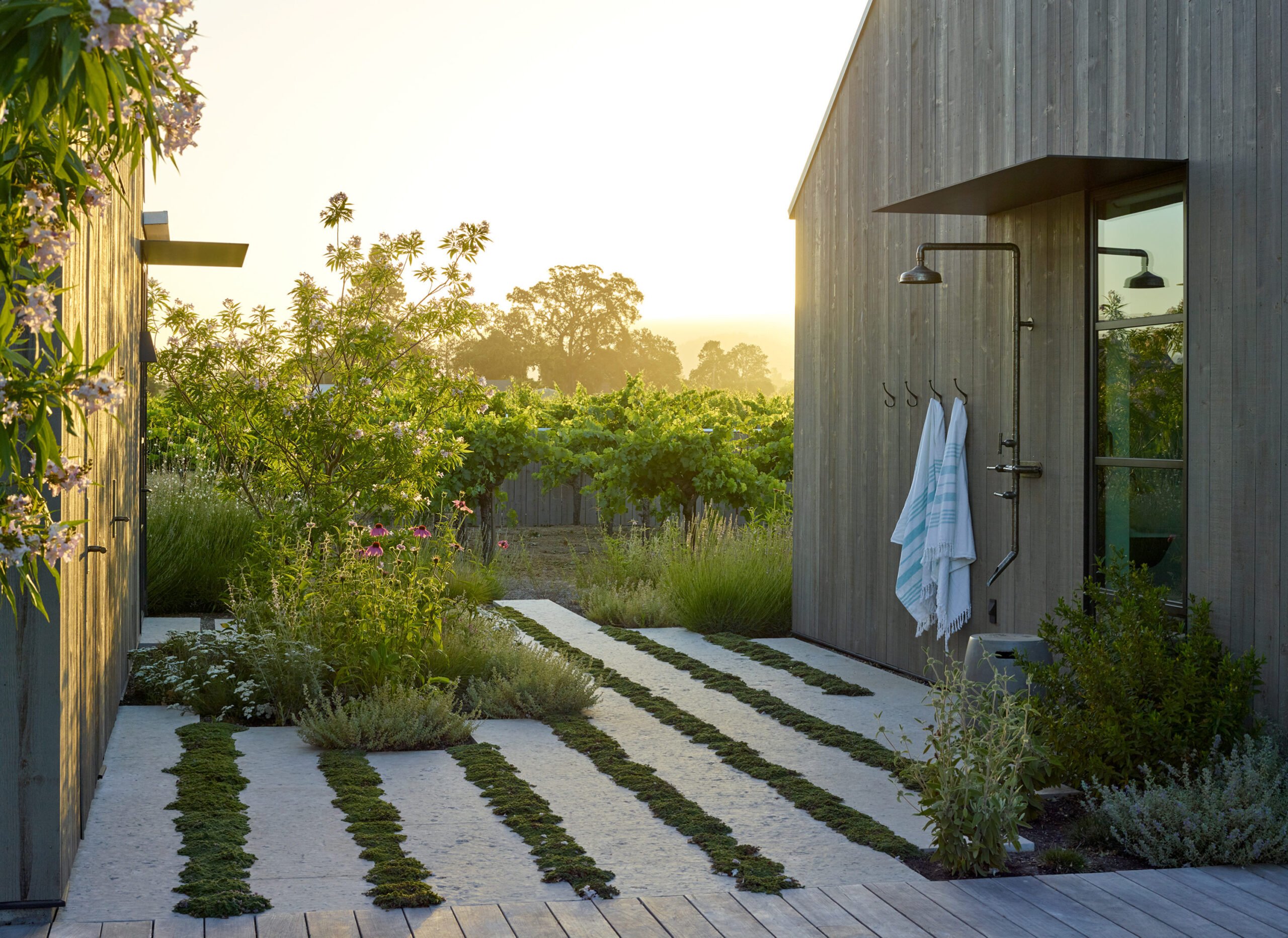 luxury outdoor showers installed in eastern long island