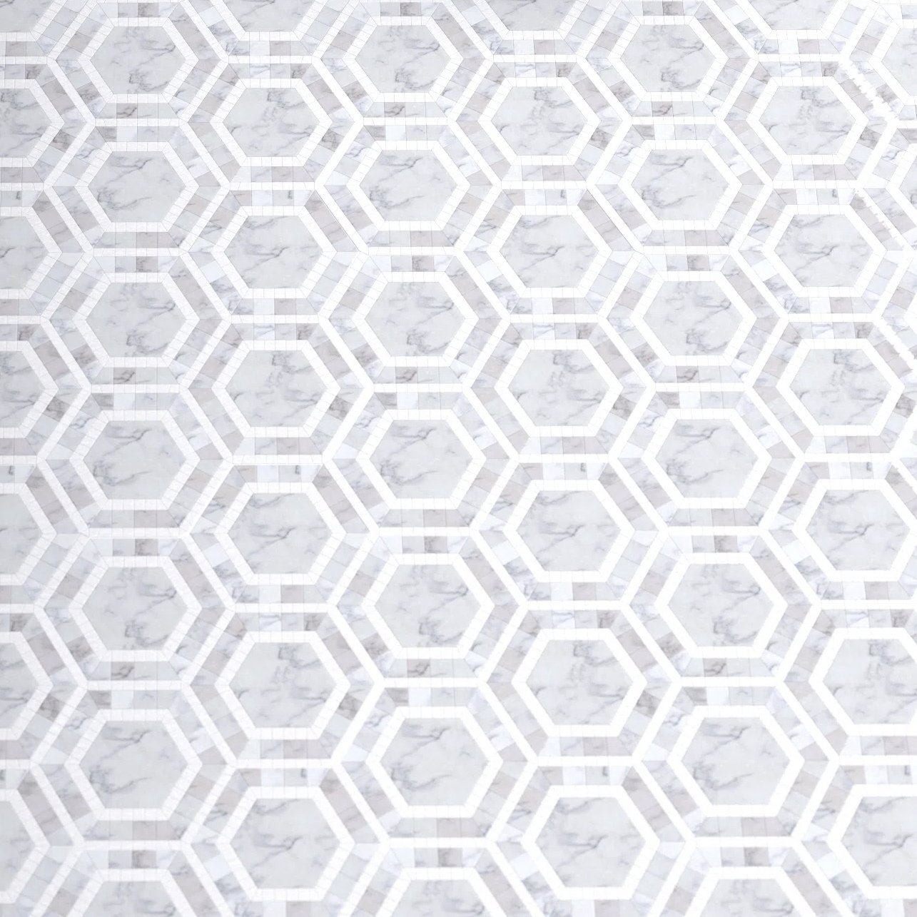 patterned tile kitchen flooring