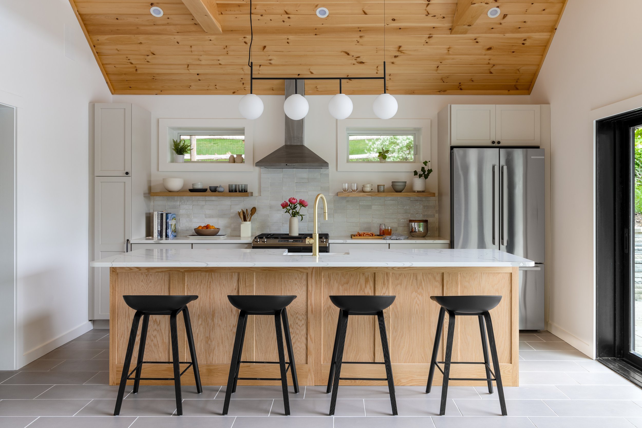Pool house kitchen