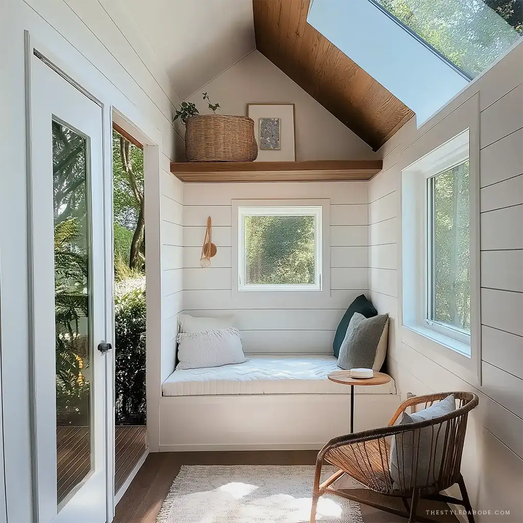 cozy backyard she shed