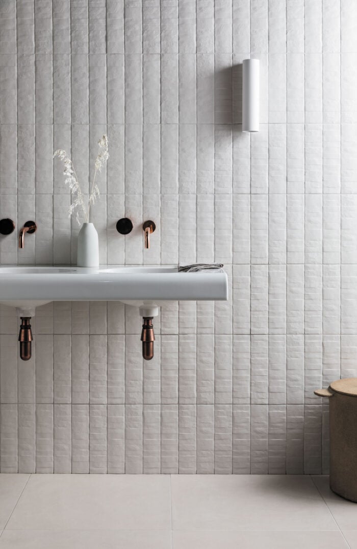 textured shower tile